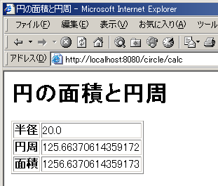 POST メソッドの実行例